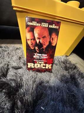 The Rock VHS (1996) Sean Connery Nicolas Cage Action Thriller TESTED